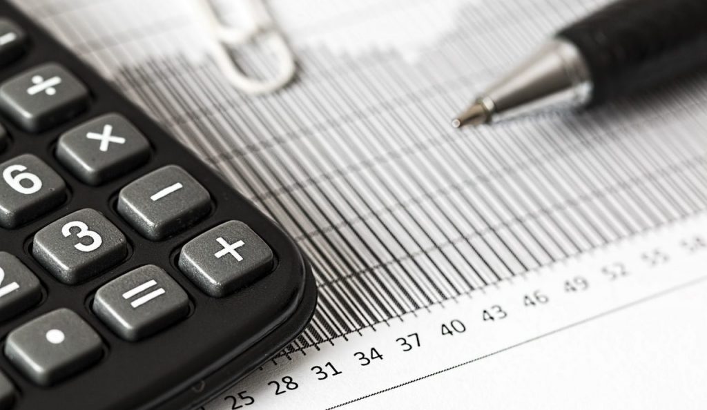 Taxes being calculated