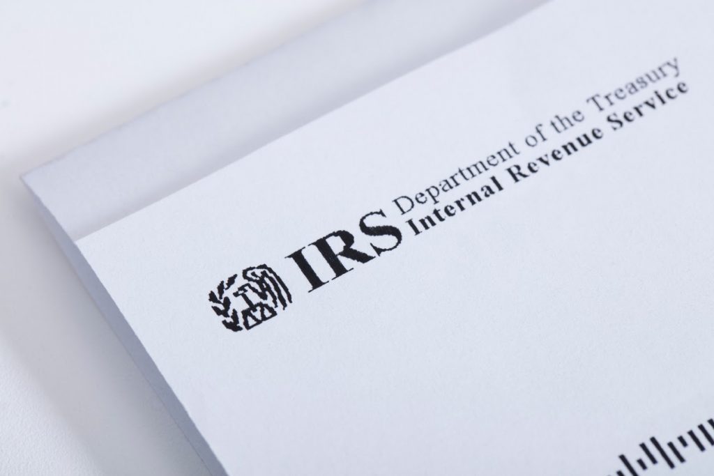 Letter from the IRS