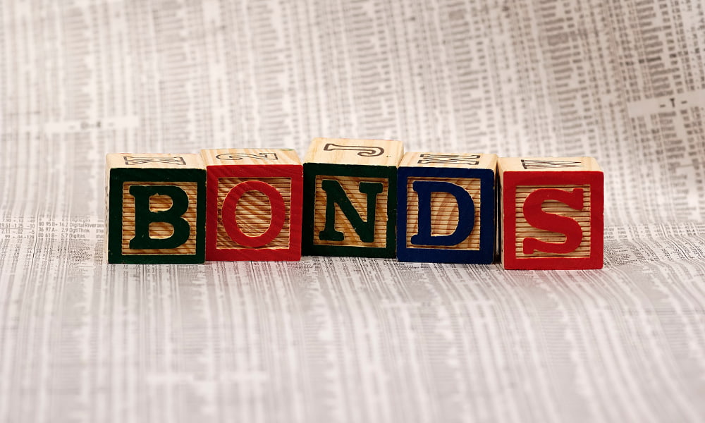 bond portfolio with blocks on top